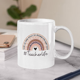 Caneca De Café Teacher Life Cute Teacher