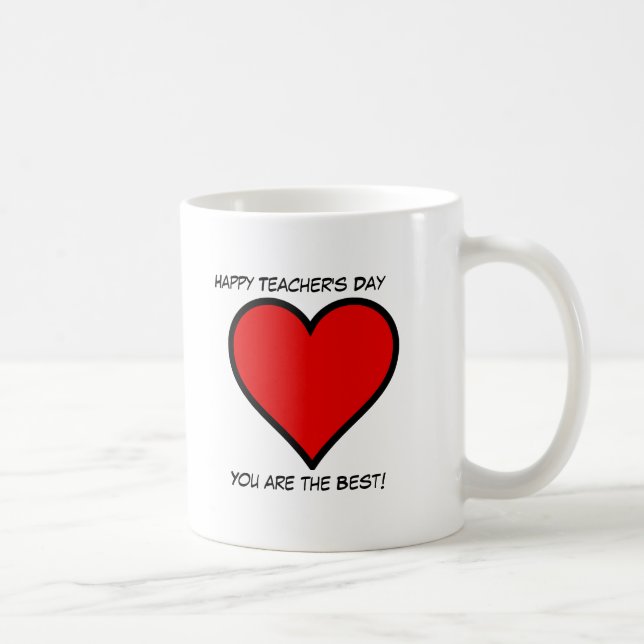 Caneca De Café Teacher_Mug3 (personalize) (Direita)