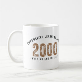 Caneca De Café Teacher Mug - Empowering Learners since 2000