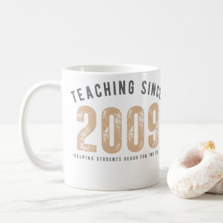 Caneca De Café Teacher Mug | Teaching Since 2009