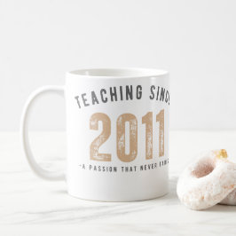 Caneca De Café Teacher mug | Teaching since 2011