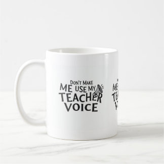 Caneca De Café Teacher Voice Mug