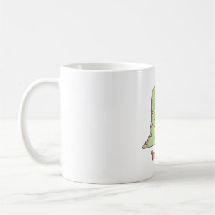 Caneca De Café Teacup de Hugging Tea-Rex Dinossauro Gelado