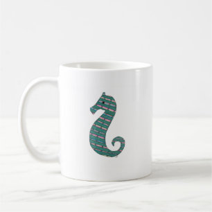 Caneca De Café Teal Seacavalo Café Mug