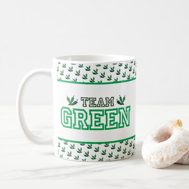 Caneca De Café TEAM GREEN Member (Com Donut)