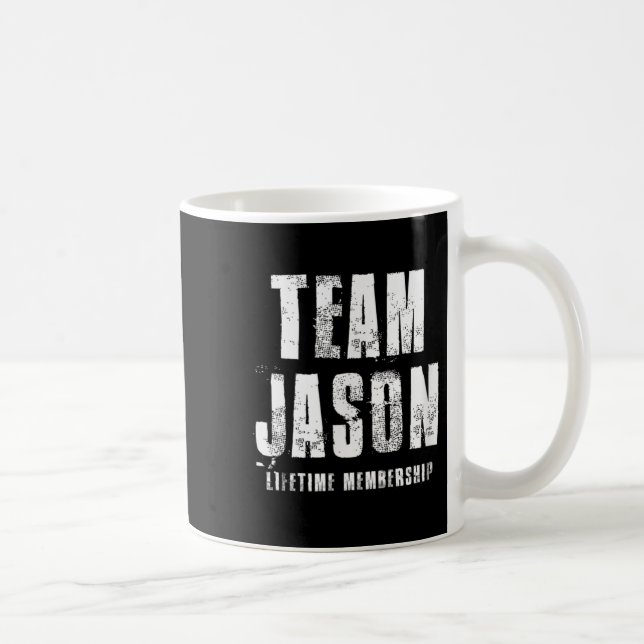 Caneca De Café Team Jason Motivational Insrational Proud Family  (Direita)