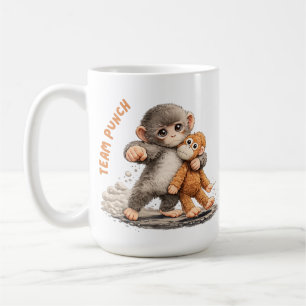 Caneca De Café Team Punch - Bebê Macaco Soco, time soco bebê mo