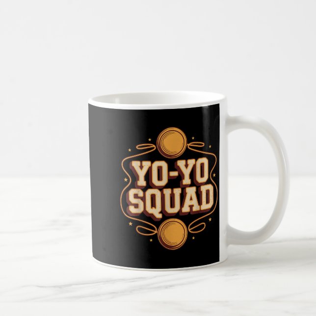 Caneca De Café Team Yoyo Player Squad Yo-yo  (Direita)