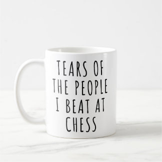 Caneca De Café Tears of the People I Beat at Chess