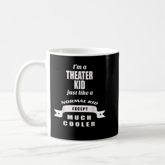 Caneca De Café Teatro, Drama, Criança, Atuação, Classe, Engraçado (Esquerda)