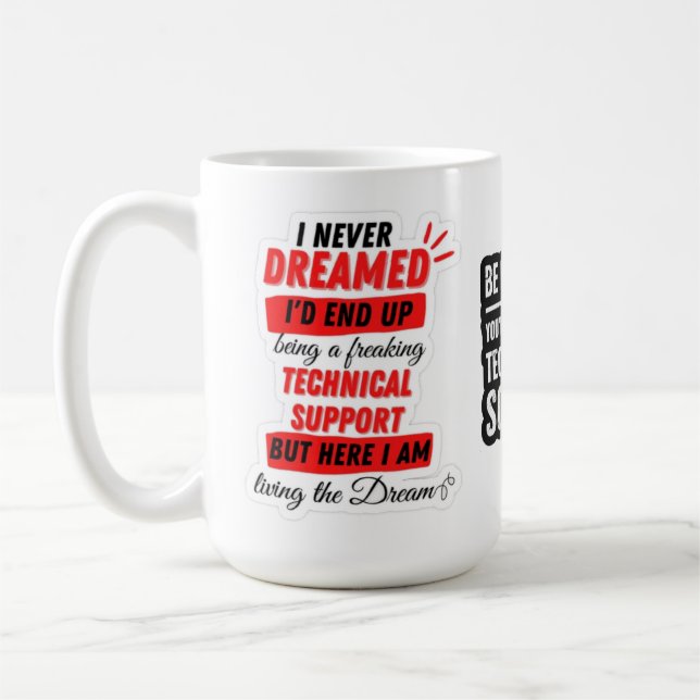 Caneca De Café Tech support Mok (Esquerda)