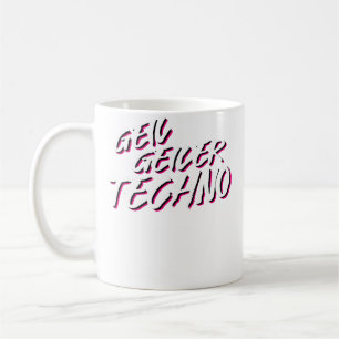 Caneca De Café Techno Edm House Música Ácida Electro