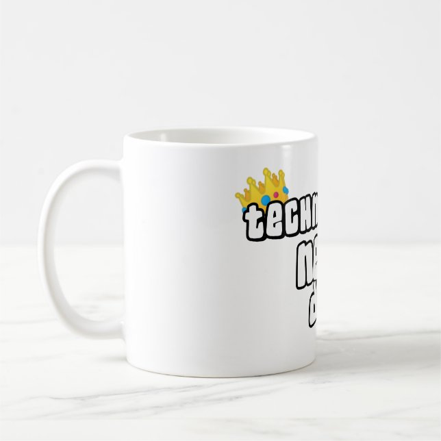 Caneca De Café Technoblade Nunca Morre (Esquerda)