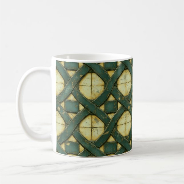 Caneca De Café Tecido Celta de Pedra (Esquerda)