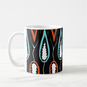 Caneca De Café Tecido retrô: textura floral perfeita