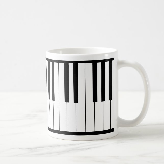 Caneca De Café Teclado (Direita)