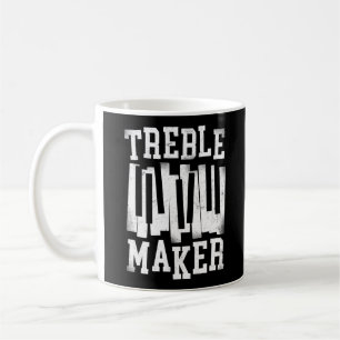 Caneca De Café Teclado Piano Pianista Treble Maker