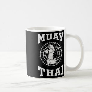 Caneca De Café Técnica de lutador de Muay Thai Tailândia Punho Jo