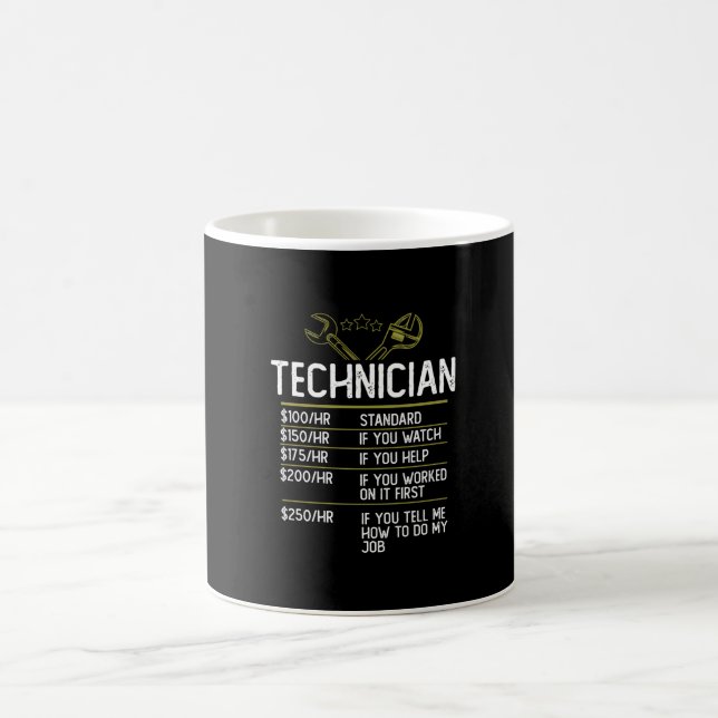 Caneca De Café Tecnician Craftsman Gift presente Ideia (Centro)