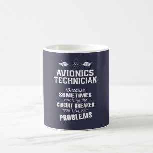 Caneca De Café Técnico da aviónica