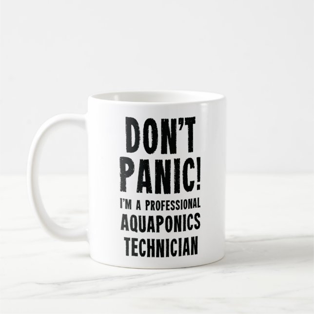 Caneca De Café Técnico de Aquaponics (Esquerda)