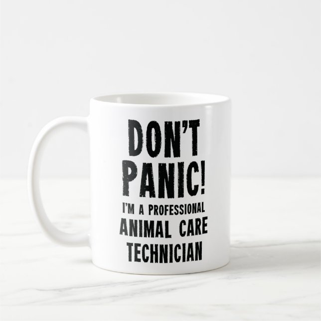 Caneca De Café Técnico de Cuidados Animal (Esquerda)