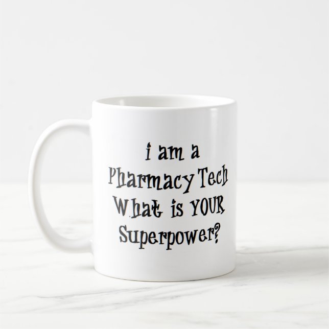 Caneca De Café técnico de farmácia (Esquerda)