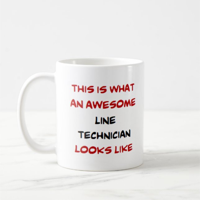 Caneca De Café técnico de linha, incrível (Esquerda)