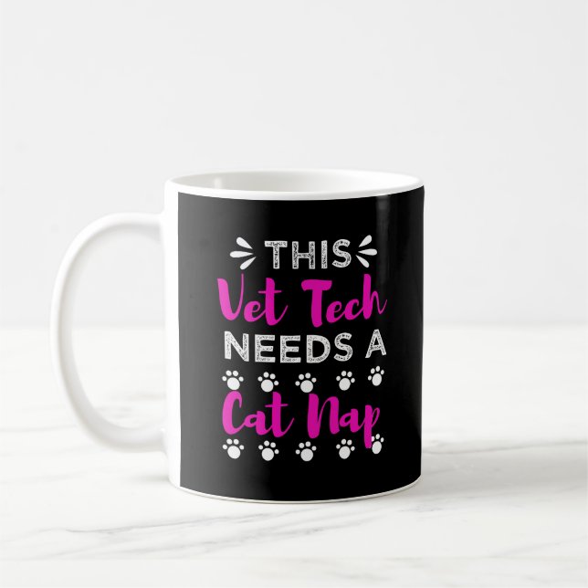 Caneca De Café Técnico de Medicina Veterinária com Formatação de  (Esquerda)