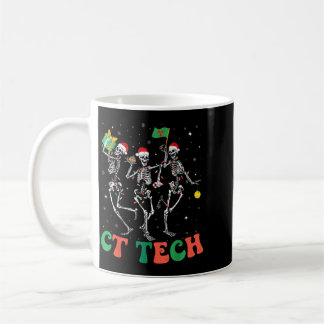 Caneca De Café Técnico de TC de Esqueleto Tecnólogo de Tomografia