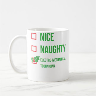 Caneca De Café Técnico Eletromecânico Natal Divertido Ba