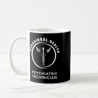 Caneca De Café Técnico Psiquiátrico de Saúde Mental e Comportamen