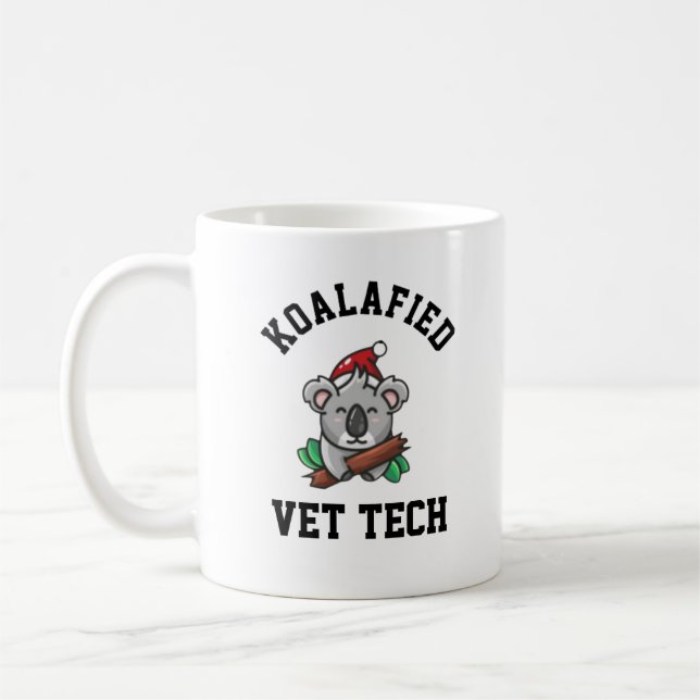Caneca De Café Técnico Veterinário Koalafied  (Esquerda)