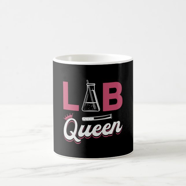 Caneca De Café Técnicos de ciências do laboratório Queen Laborato (Centro)