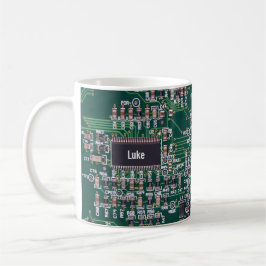 Caneca De Café Tecnologia de computador personalizada Desligar da