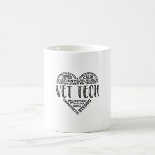 Caneca De Café Tecnologia de veteranos, tecnologia veterinária, 