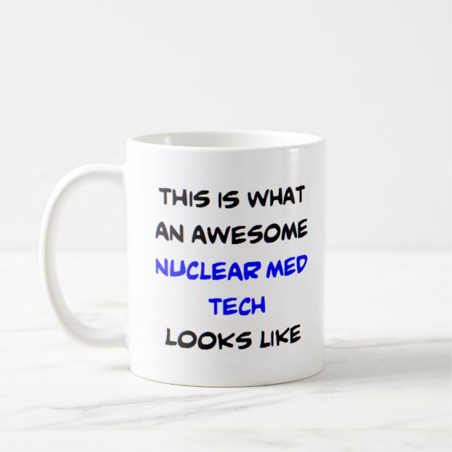 Caneca De Café tecnologia nuclear médica, incrível (Esquerda)