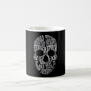 Caneca De Café Tecnologia Radiology Tech Rad Tech Skull