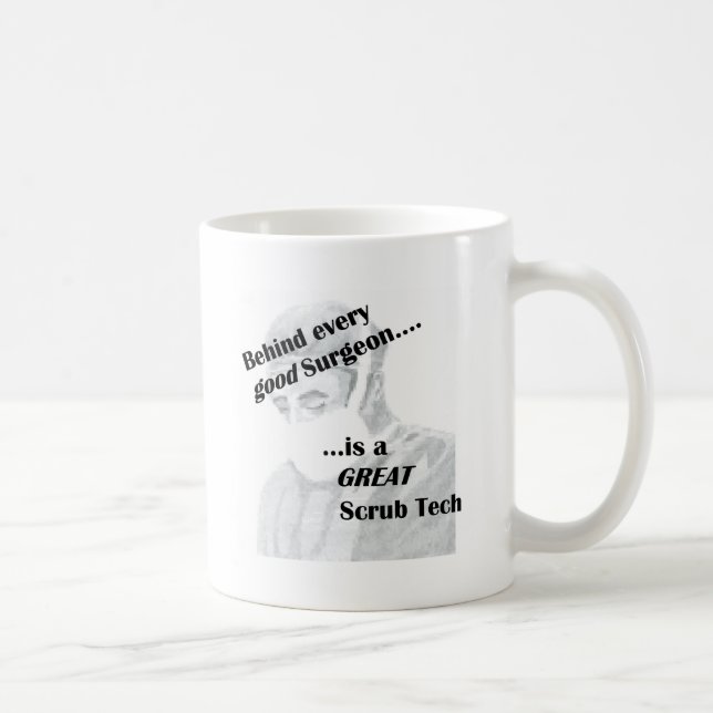 Caneca De Café Tecnologia Scrub (Direita)