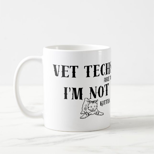 Caneca De Café Tecnologia Vet Humor: O Vet Techs é Incrível, Não  (Esquerda)