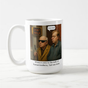 Caneca De Café Ted era desnatado.