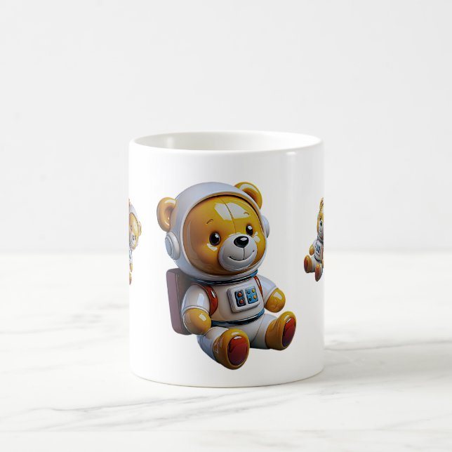 Caneca De Café Teddy Astronaut Sonhador (Centro)