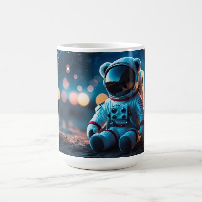 Caneca De Café Teddy Astronauta Estrelado (Centro)
