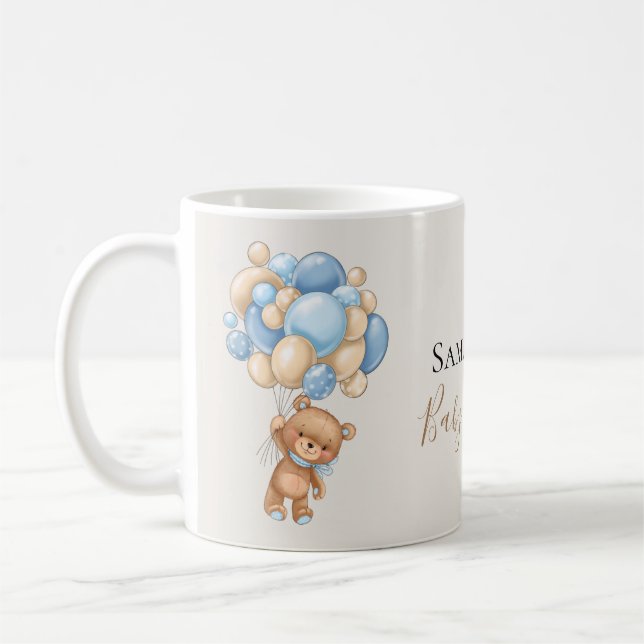 Caneca De Café Teddy Bear Balloon Brown (Esquerda)