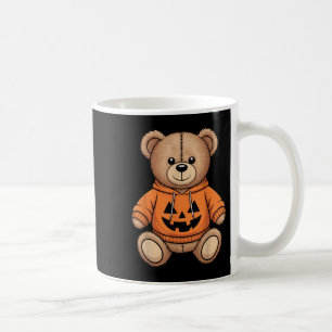 Caneca De Café Teddy Bear Pumpkin Graphical Fall Halloween