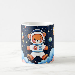 Caneca De Café Teddy do Espaço Sonhador