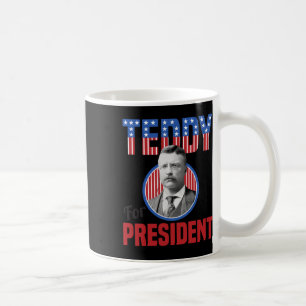 Caneca De Café Teddy Roosevelt Para Presidente Bull Moose Theodor