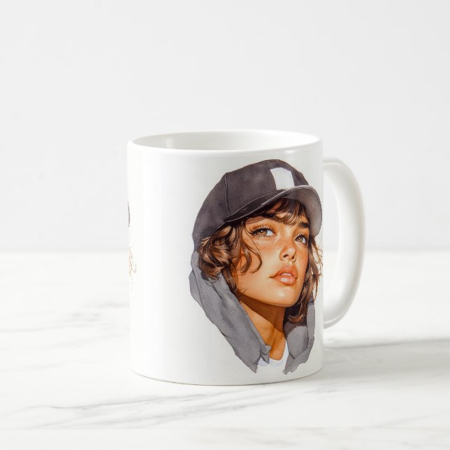 Caneca De Café Teen Urbano (Frente Esquerda)