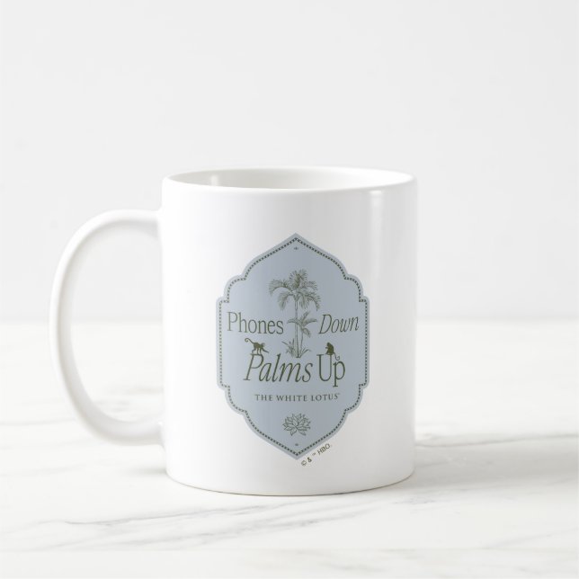 Caneca De Café Telefones Para Baixo, Palmas Para Cima - O Lotus B (Esquerda)