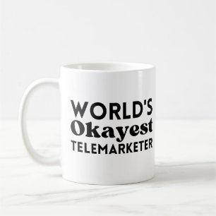 Caneca De Café Telemarketer mais bonito do mundo